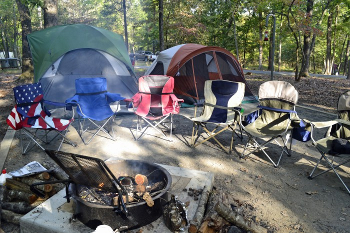 Bon emplacement de camping